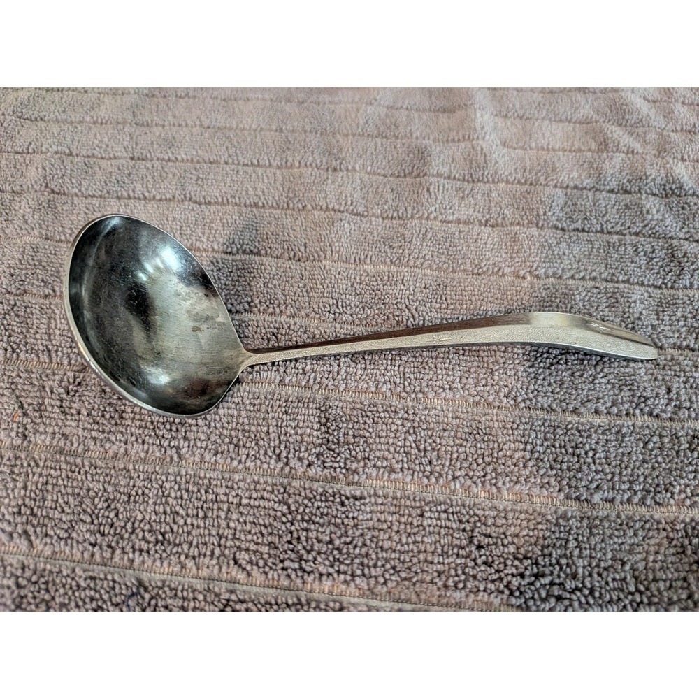 Manor House Stainless Steel Gravy Ladle‎ Japan Mid Century Modern Starburst MCM